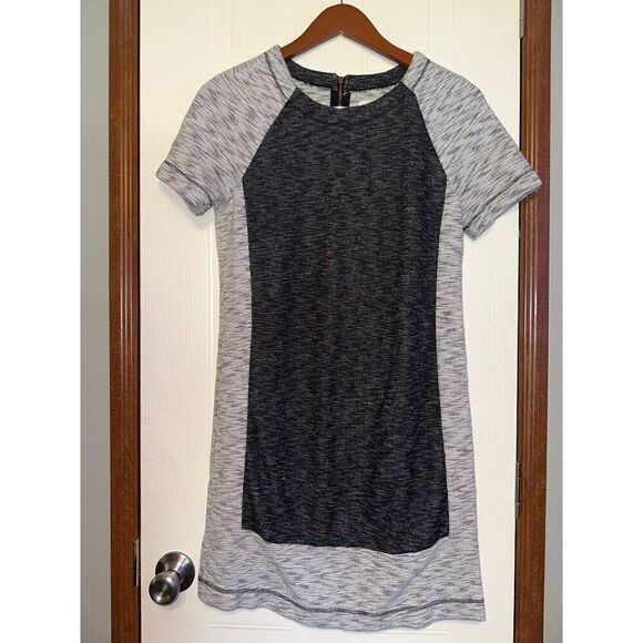 Lou & Grey Textures Illusion Color Block Dress  Size Small - Picture 1 of 13